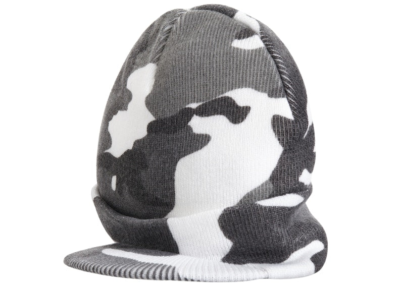 Supreme Radar Beanie Snow Camo