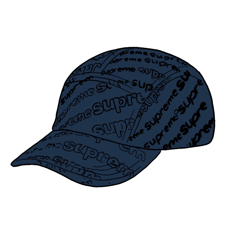 Supreme Radial Camp Cap Navy