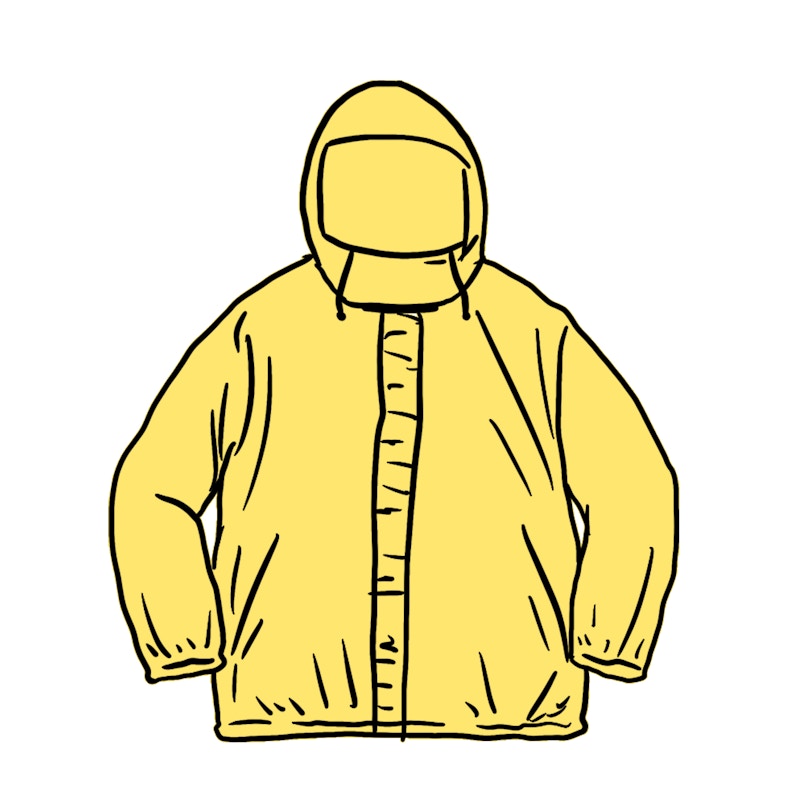 Supreme Raglan Court Jacket Pale Yellow