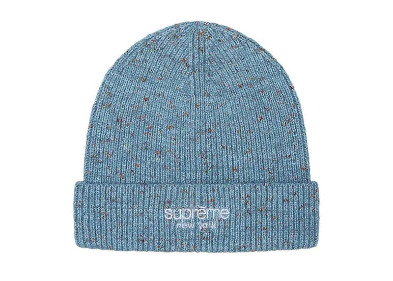 Supreme Rainbow Speckle Beanie (FW21) Blue