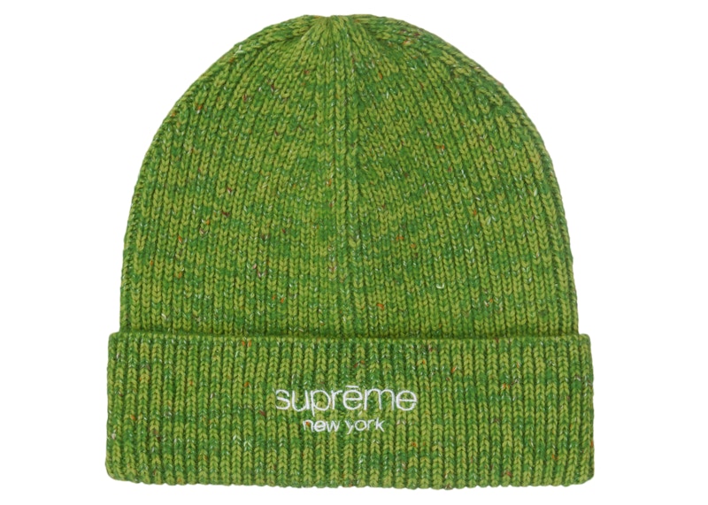 Supreme Rainbow Speckle Beanie (FW22) Green