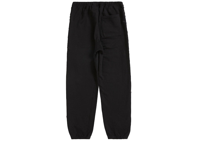 Supreme Raised Embroidery Sweatpant Black