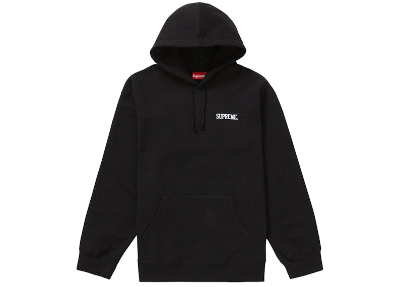 Supreme Ralph Steadman Skull Hooded Sweatshirt Black