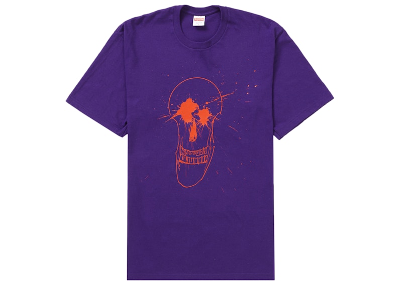 Supreme Ralph Steadman Skull Tee Purple