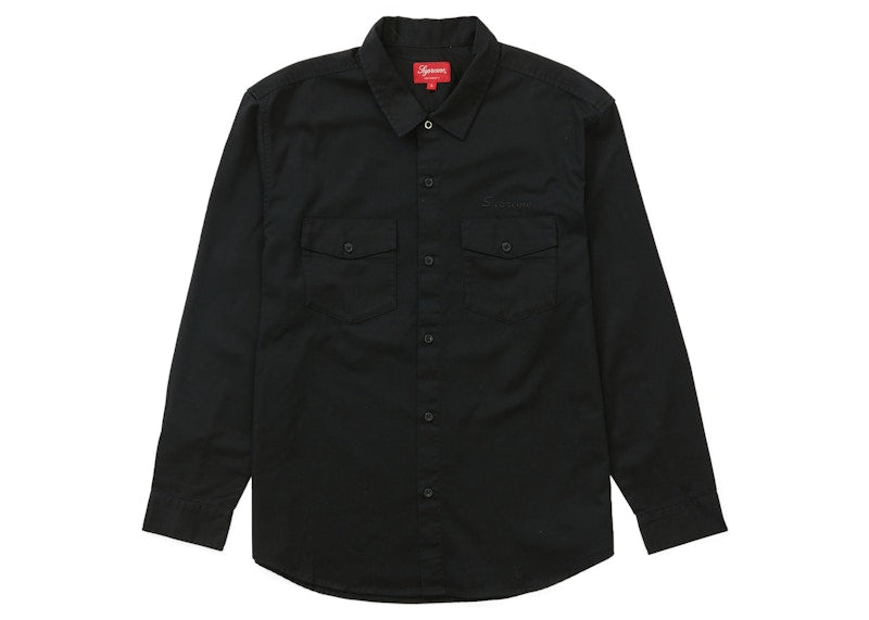 Supreme Raymond Pettibon Work Shirt Black