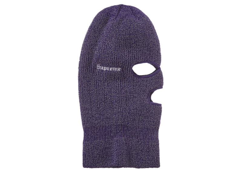 Supreme Reflective Balaclava Purple