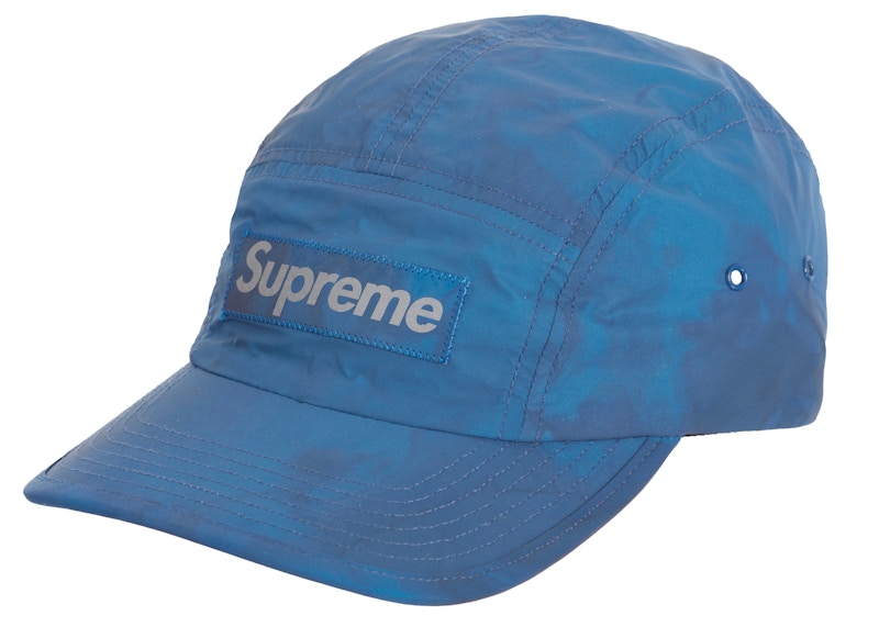 Supreme Reflective Dyed Camp Cap Blue