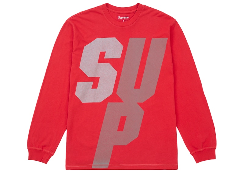 Supreme Reflective L/S Top Red