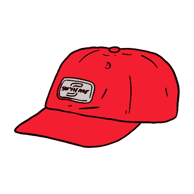 Supreme Reflective Patch 6-Panel Red