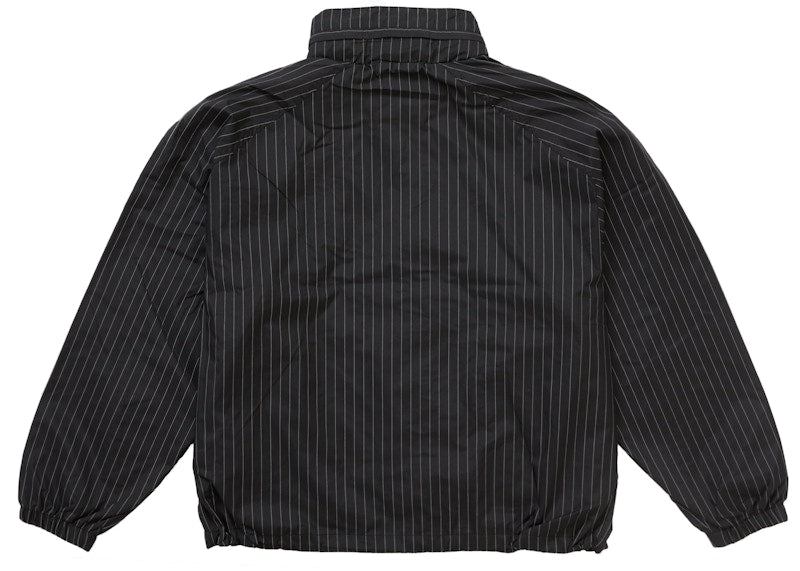 Supreme Reflective Pinstripe Track Jacket Black