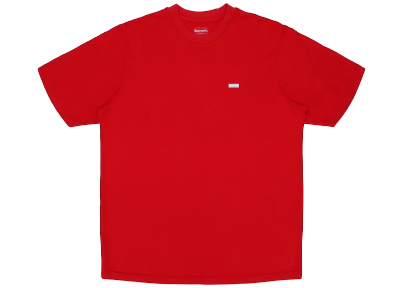 Supreme Reflective Small Box Tee Red