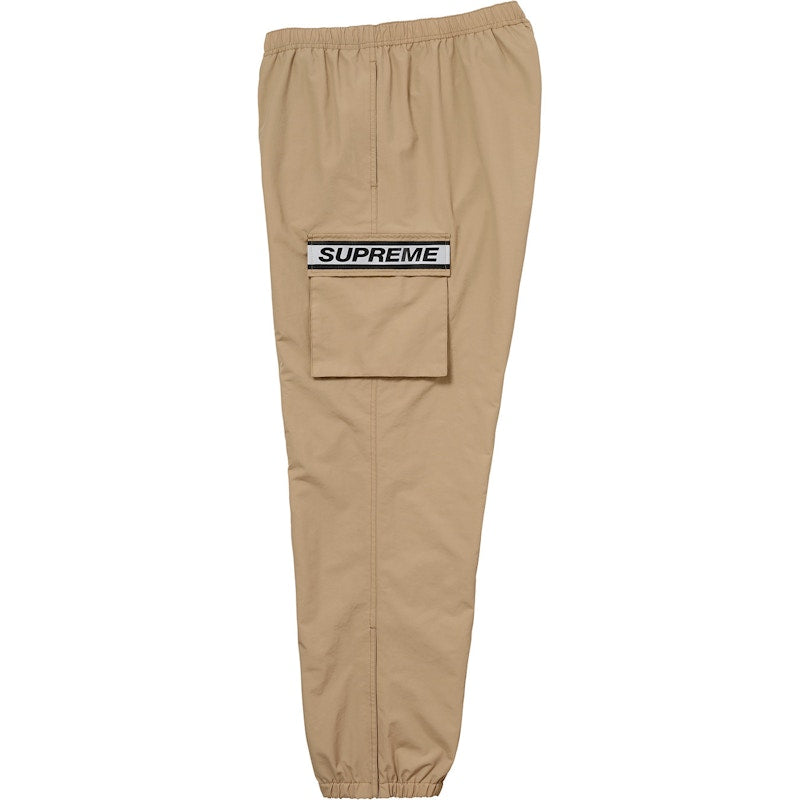 Supreme Reflective Taping Cargo Pant Tan