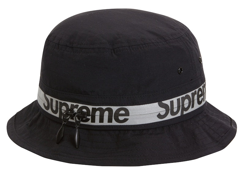 Supreme Reflective Zip Crusher Black