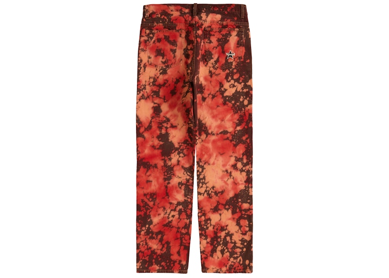 Supreme Regular Jean Bleached Red