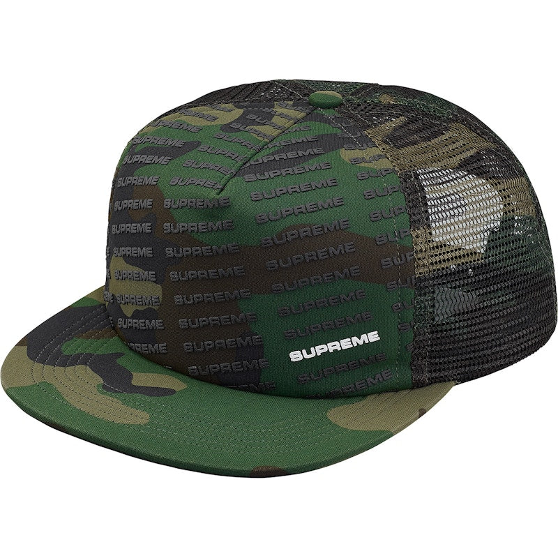 Supreme Repeat Mesh Back 5-Panel Woodland Camo