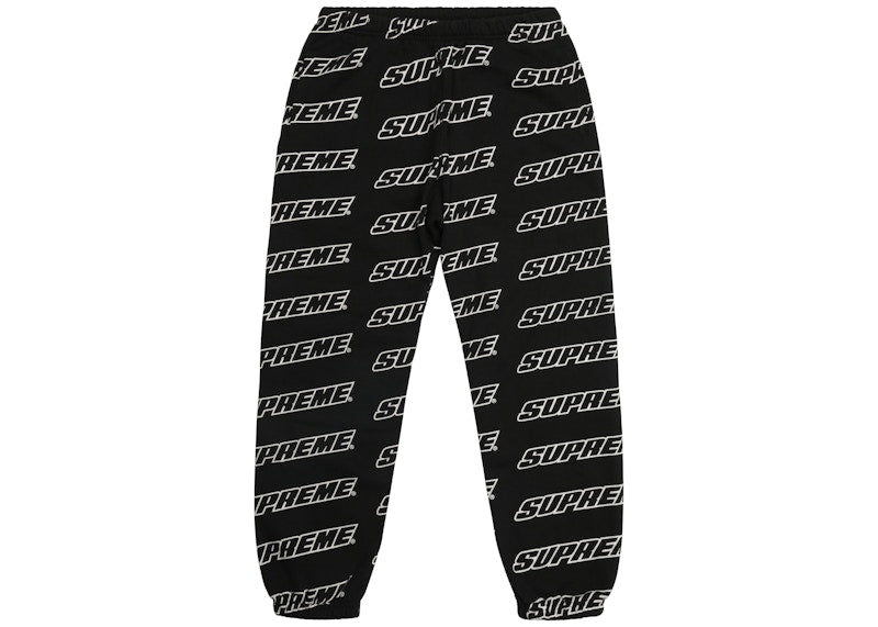 Supreme Repeat Sweatpant Black