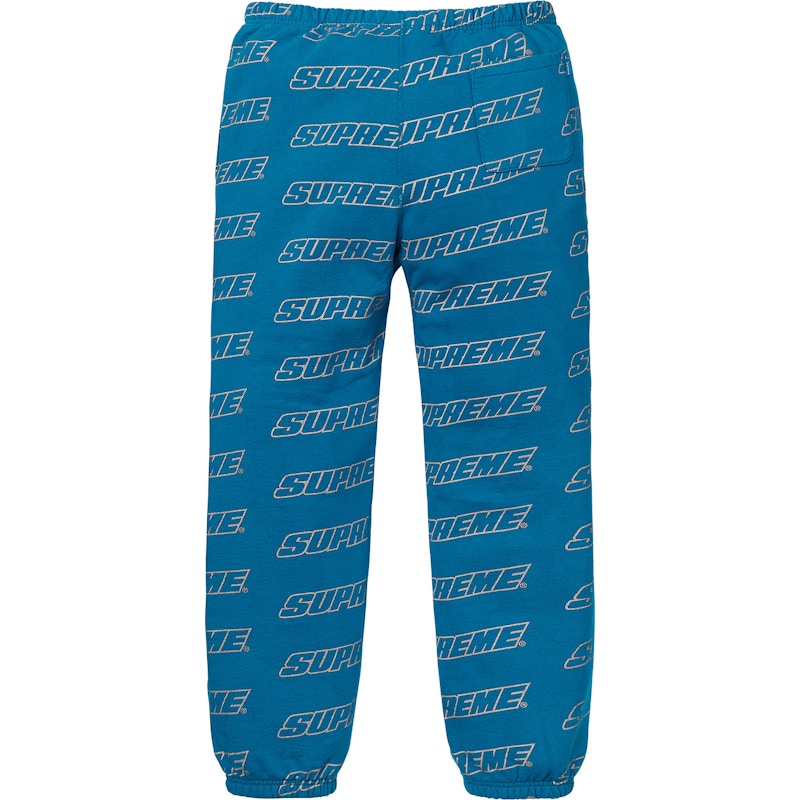 Supreme Repeat Sweatpant Dark Aqua