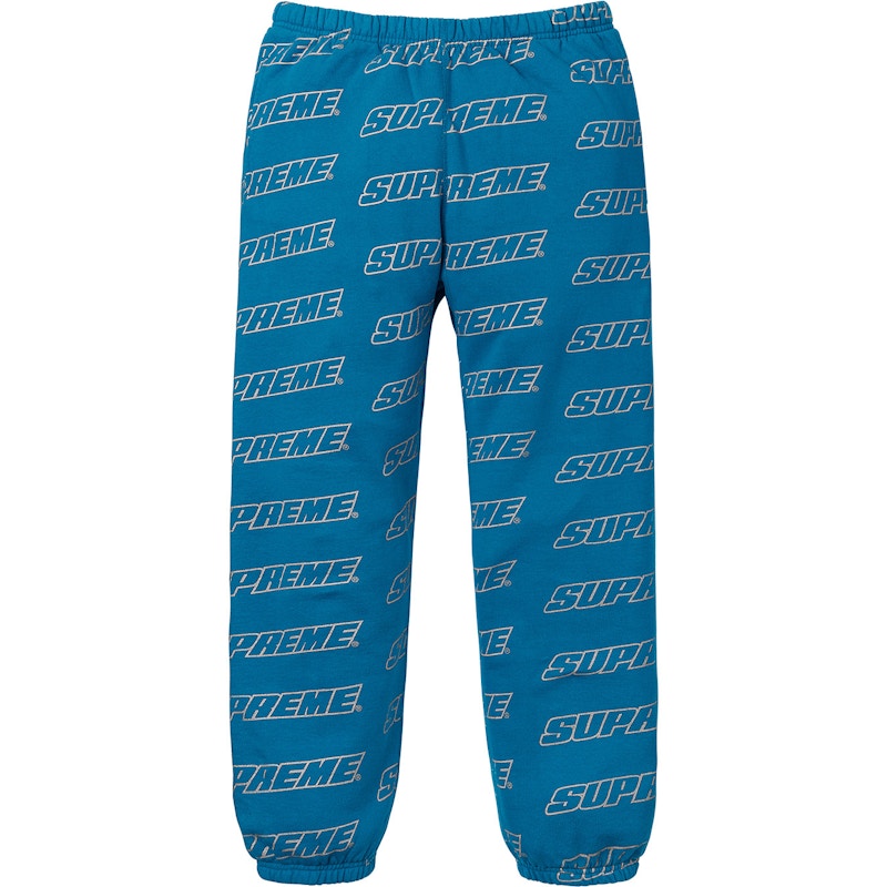 Supreme Repeat Sweatpant Dark Aqua