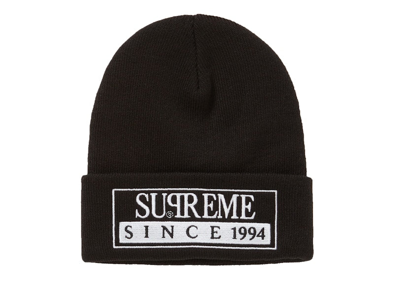 Supreme Reserved Beanie Black