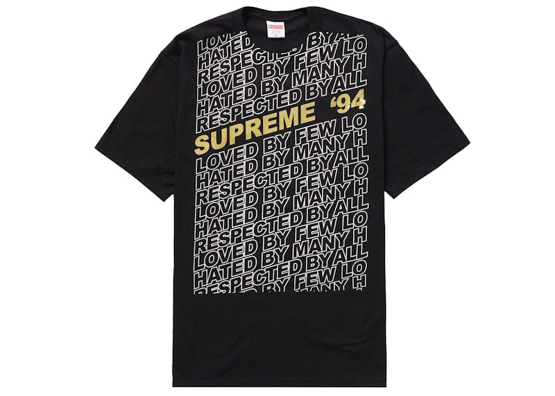 Supreme Respected Tee Black