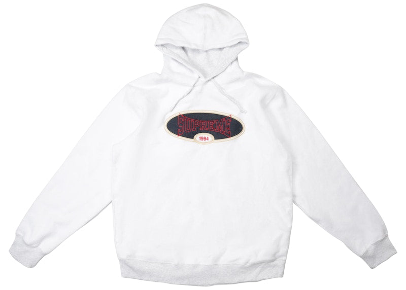 Supreme Reverse Fleece Hooded Sweatshirt (SS18) Ash Grey
