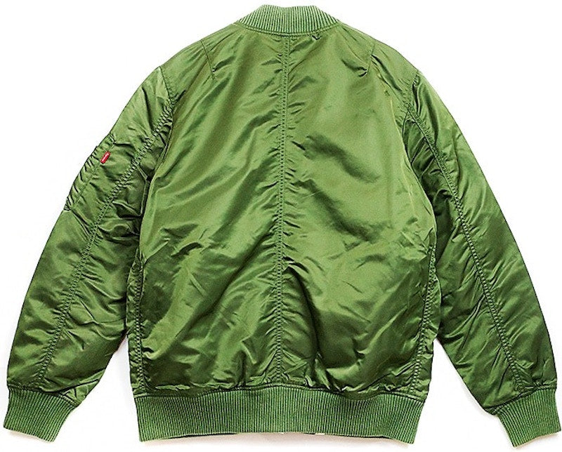 Supreme Reversible Checkered Ma-1 Bomber Olive