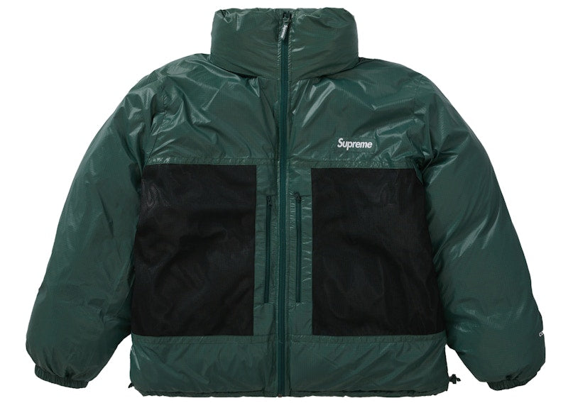 Supreme Reversible Featherweight Down Puffer Jacket Olive