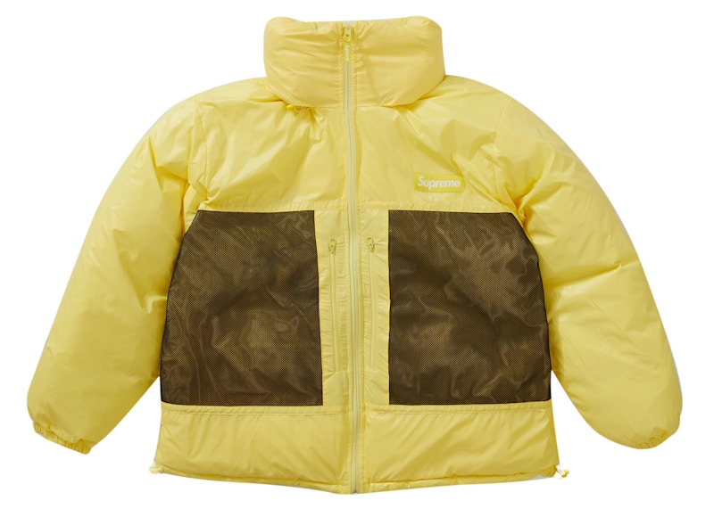 Supreme Reversible Featherweight Down Puffer Jacket Yellow