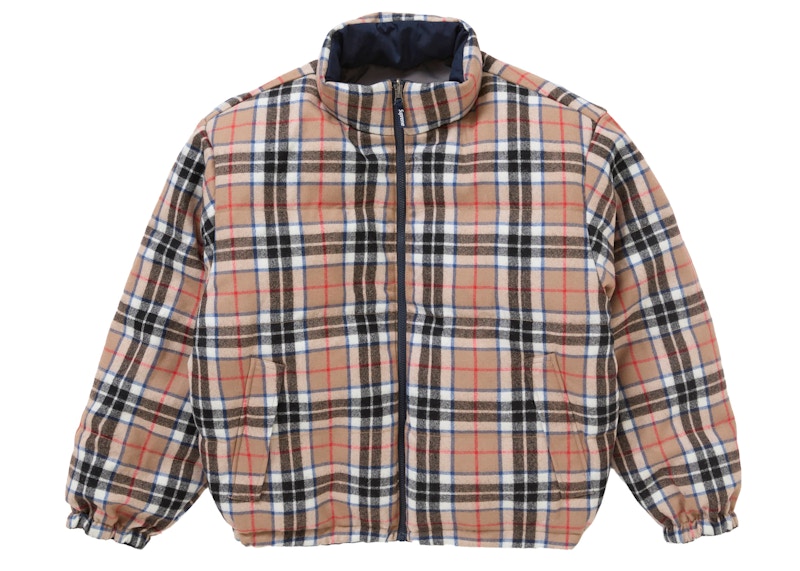 Supreme Reversible Puffer Jacket Navy