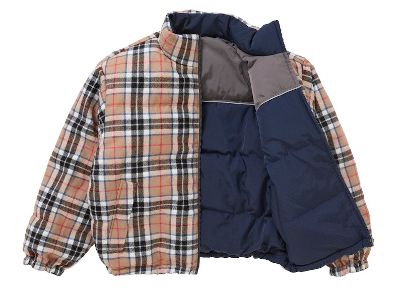 Supreme Reversible Puffer Jacket Navy