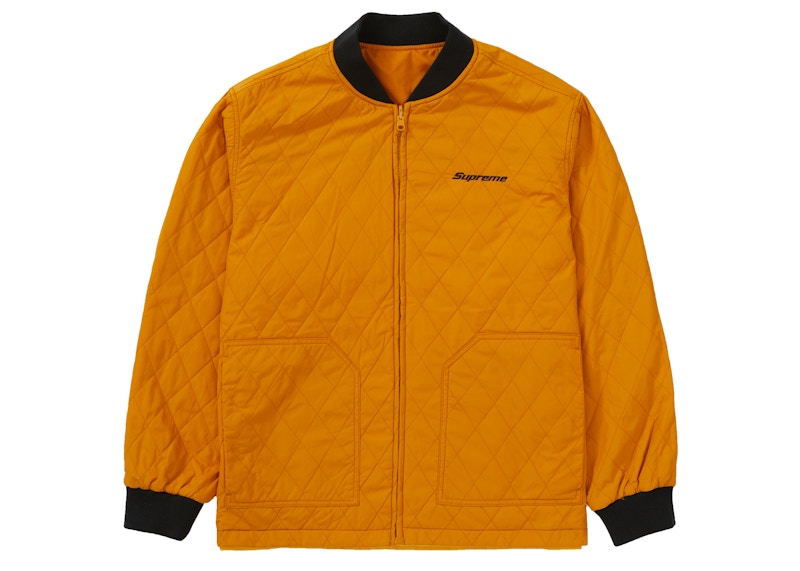 Supreme Reversible Tech Work Jacket Mustard