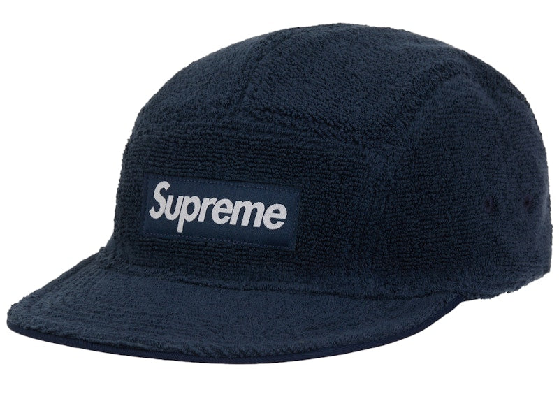 Supreme Reversible Terry Camp Cap Navy