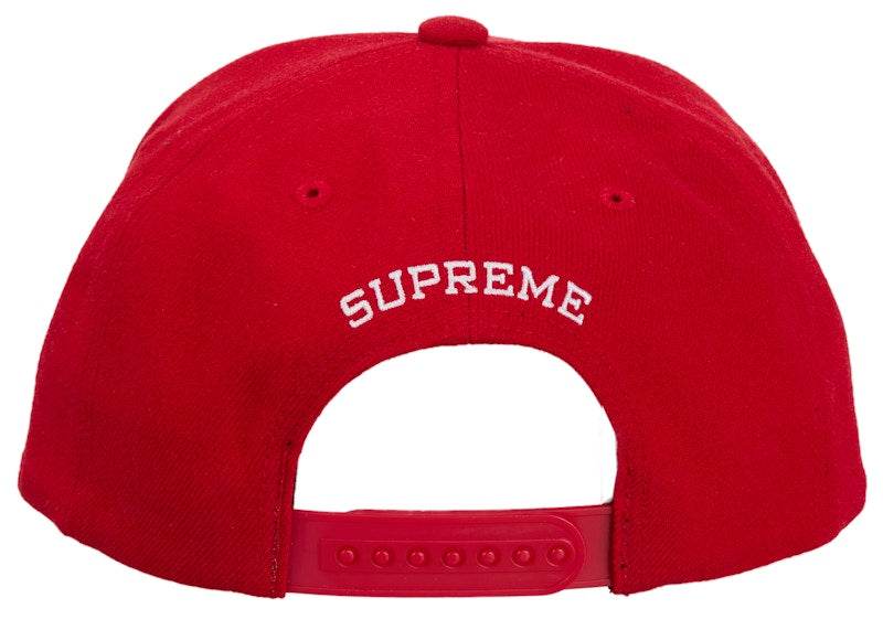 Supreme Rhinestone 5-Panel Red