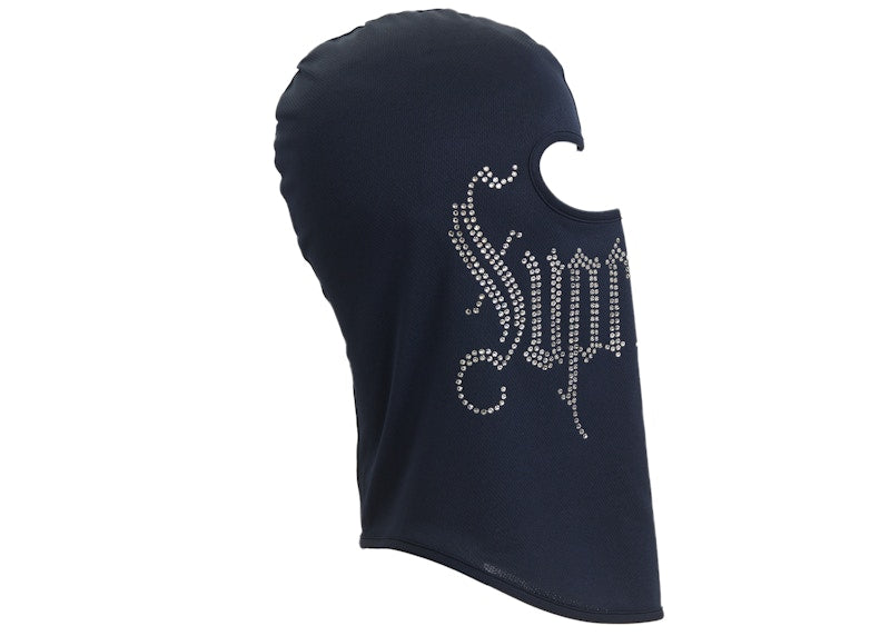 Supreme Rhinestone Balaclava Navy
