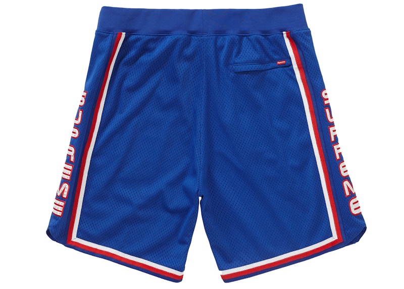 Supreme Rhinestone Basketball Short Royal