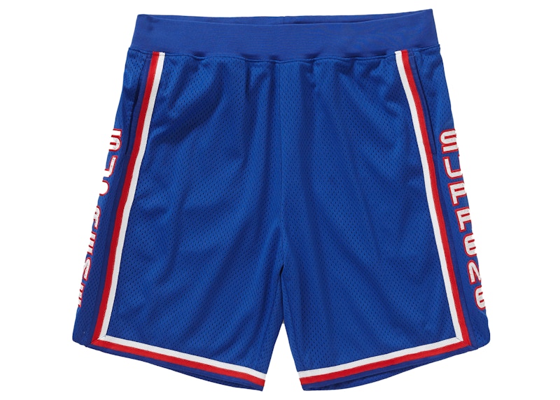Supreme Rhinestone Basketball Short Royal