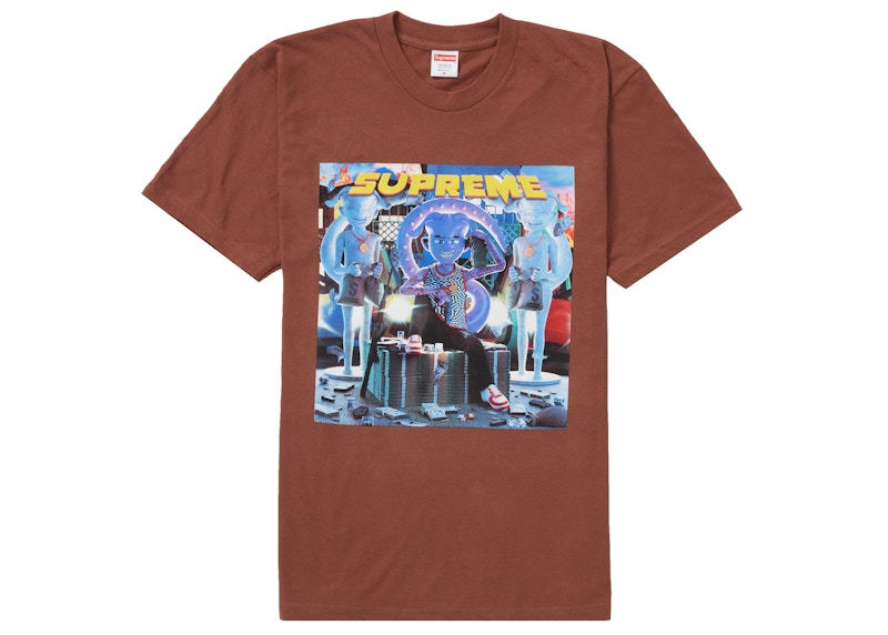 Supreme Richest Tee Brown