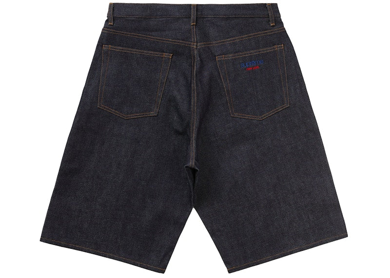 Supreme Rigid Baggy Selvedge Denim Short Rigid Indigo