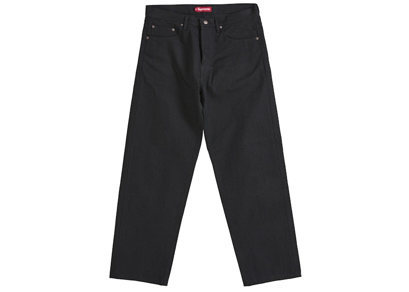 Supreme Rigid Loose Fit Selvedge Jean Rigid Black