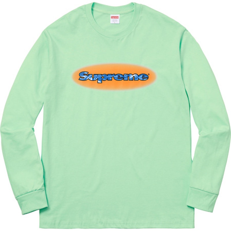 Supreme Ripple LS Tee Mint