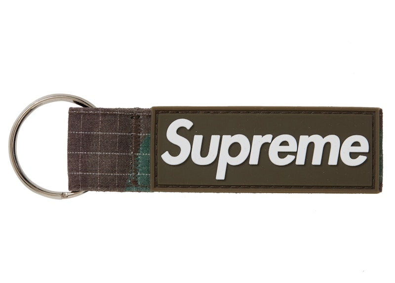 Supreme Ripstop Keychain Woodland Camo