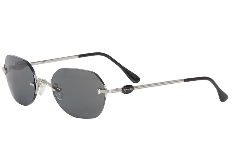 Supreme River Sunglasses Silver