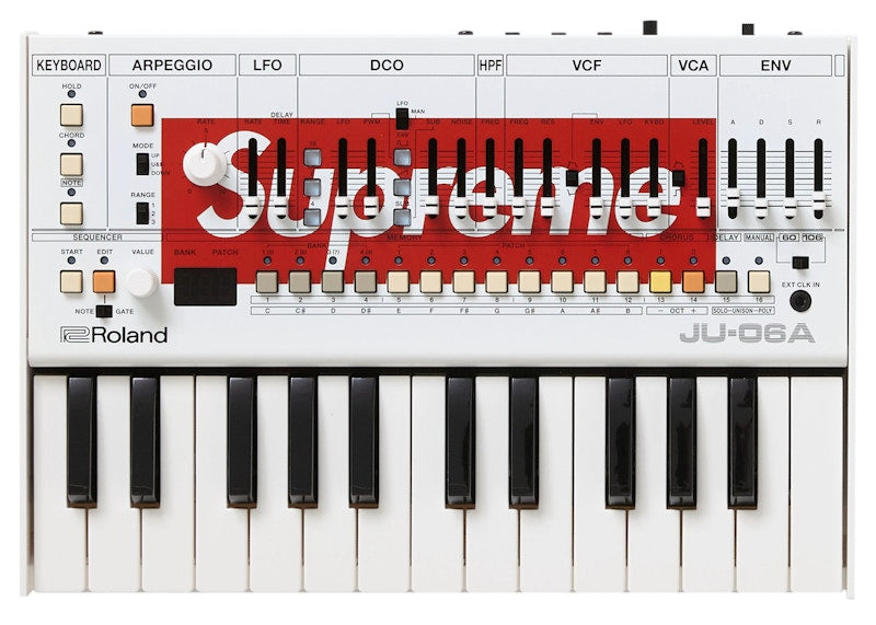 Supreme Roland JU-06A Synthesizer White