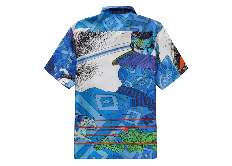 Supreme Ronin Silk S/S Shirt Blue