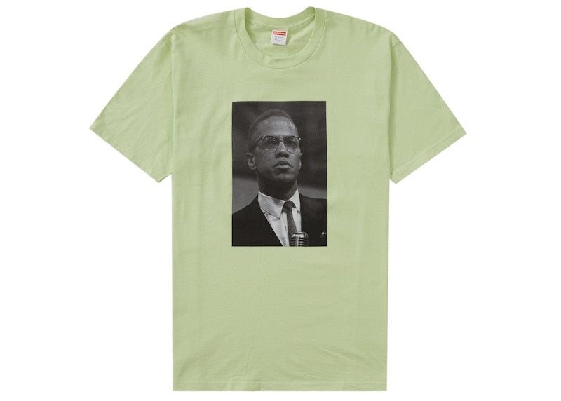 Supreme Roy DeCarava Malcolm X Tee Pale Mint