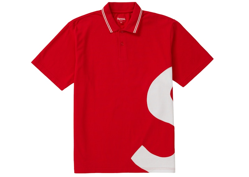 Supreme S Logo Polo Red
