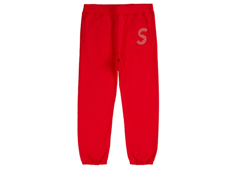 Supreme S Logo Sweatpant (FW20) Red