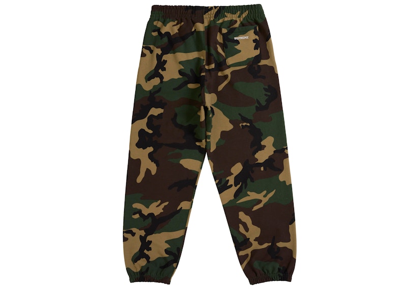 Supreme S Logo Sweatpant (FW25) Woodland Camo