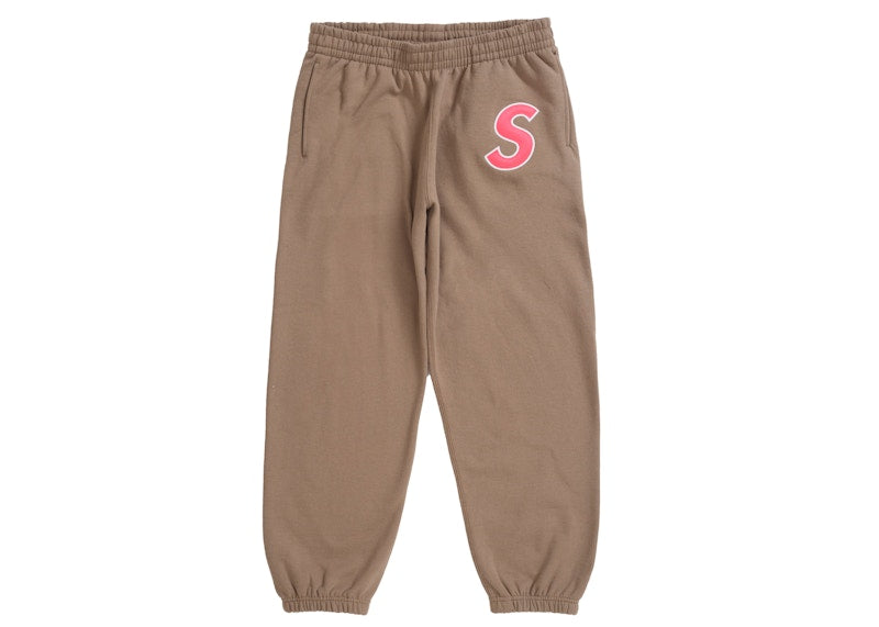 Supreme S Logo Sweatpant (SS25) Dusty Brown