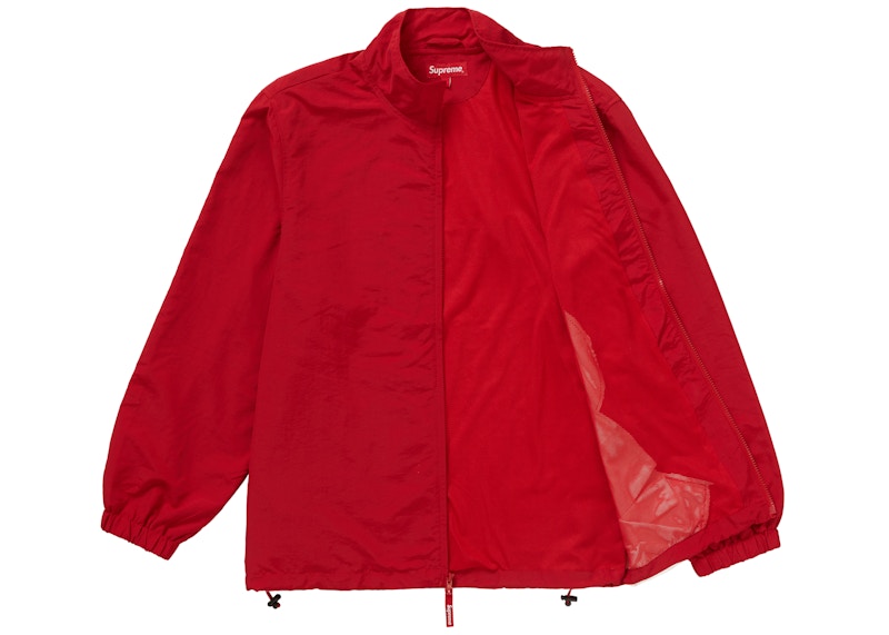Supreme S Logo Track Jacket Red